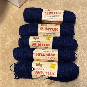 Wintuk Sport Yarn in Navy Blue